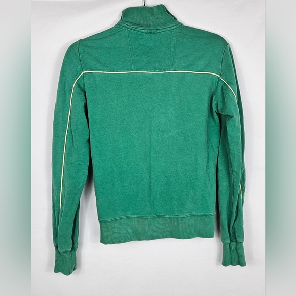 Vintage Green Nike Zip Up Sweatshirt Size M - Picture 2 of 3